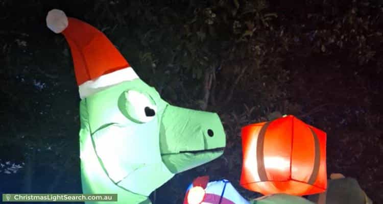 Christmas Light display at 29 Ashton Rise, Huntfield Heights