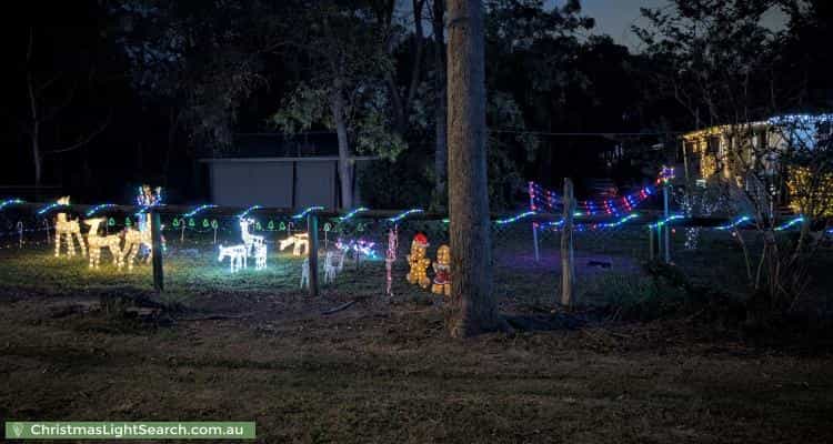 Christmas Light display at 563 Junction Road, Barellan Point