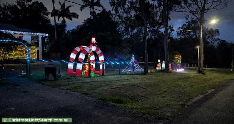 Christmas Light display at 563 Junction Road, Barellan Point