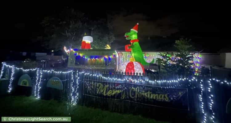 Christmas Light display at 1 Explorer Street, Raceview