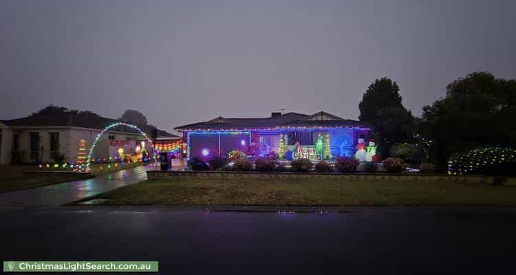 Christmas Light display at  Sunnybrook Court, Craigieburn