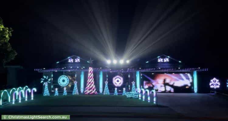 Christmas Light display at 8 Botanical Circuit, Banora Point