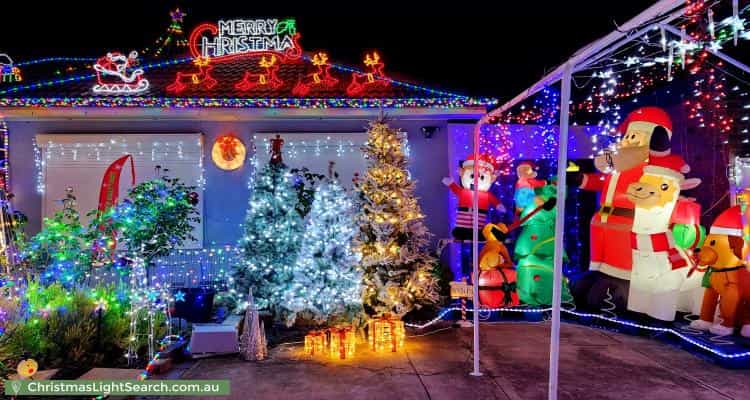 Christmas Light display at 82 Sansom Road, Semaphore Park