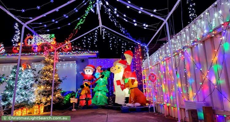 Christmas Light display at 82 Sansom Road, Semaphore Park
