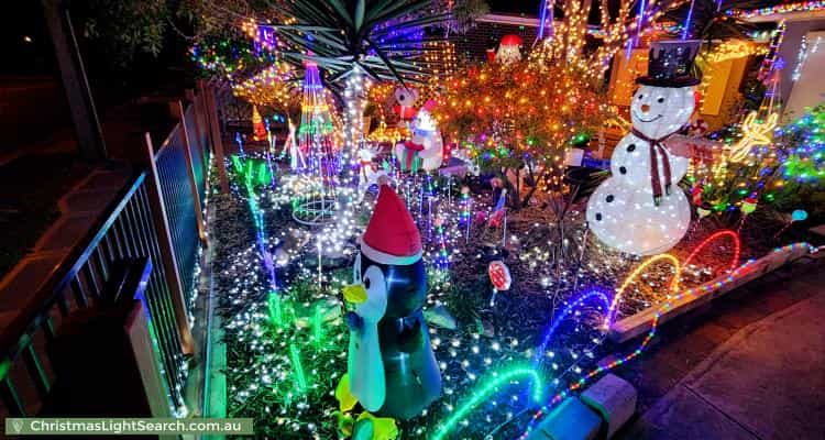 Christmas Light display at 82 Sansom Road, Semaphore Park
