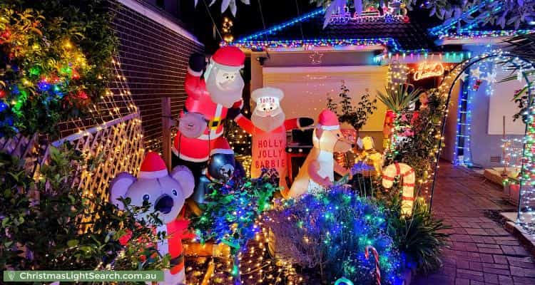 Christmas Light display at 82 Sansom Road, Semaphore Park