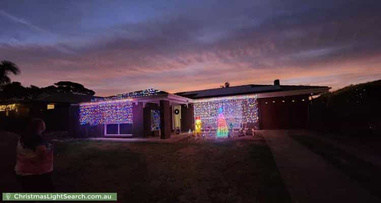 Christmas Light display at 89 Marston Drive, Morphett Vale