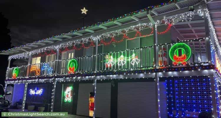Christmas Light display at 28 Carawatha Avenue, Mount Nasura