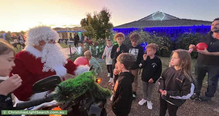 Christmas Light display at Lupin Court, Cranbourne North
