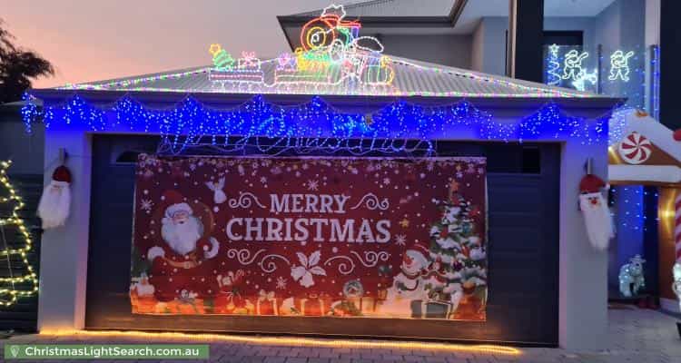 Christmas Light display at 5 Pixie Place, Two Rocks