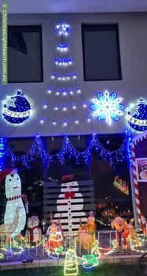Christmas Light display at 5 Pixie Place, Two Rocks