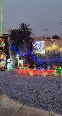 Christmas Light display at 5 Pixie Place, Two Rocks
