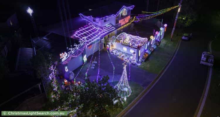 Christmas Light display at 16 Elkhorn Street, Mount Cotton