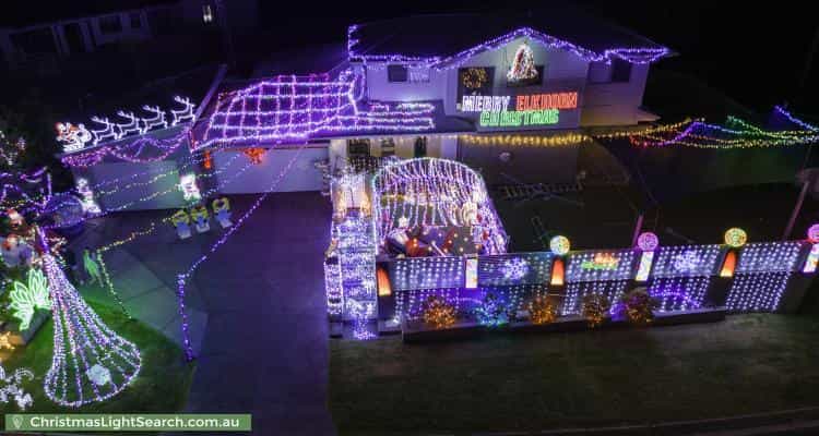 Christmas Light display at 16 Elkhorn Street, Mount Cotton