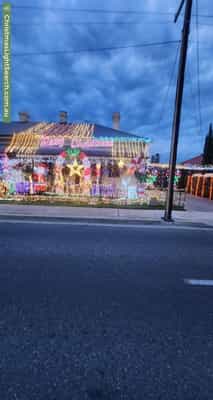 Christmas Light display at 15A Canning Street, Rosewater