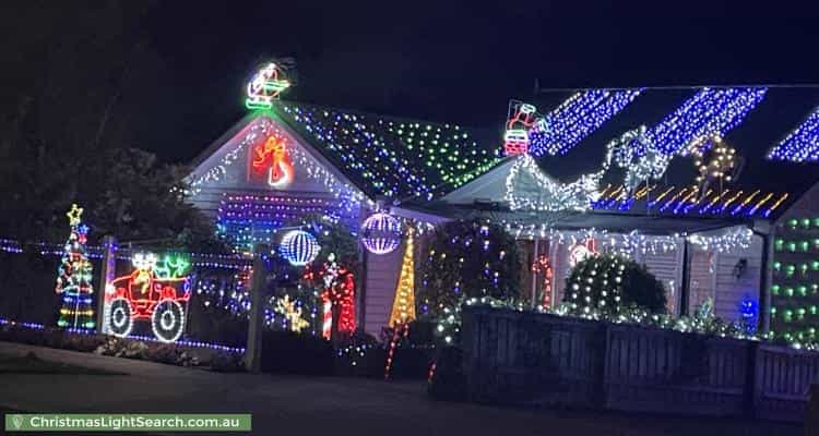 Christmas Light display at 18 Zander Avenue, Nunawading
