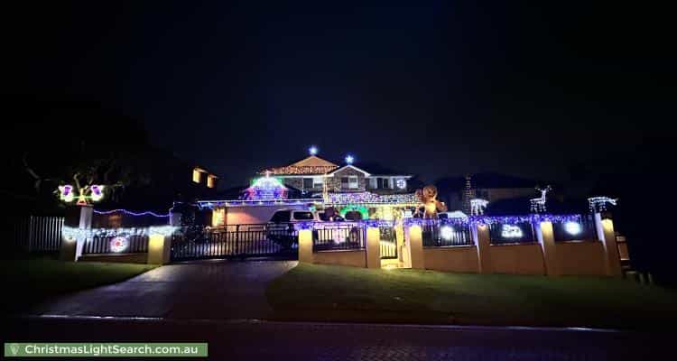 Christmas Light display at 3 Linwood Street, Carindale