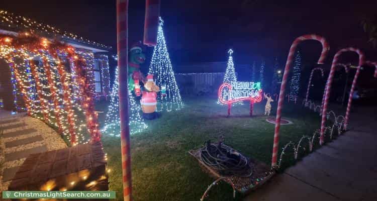 Christmas Light display at 19 Fairfield Boulevard, Jackass Flat