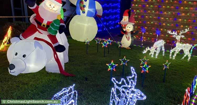 Christmas Light display at 8 Witt Street, Banyo