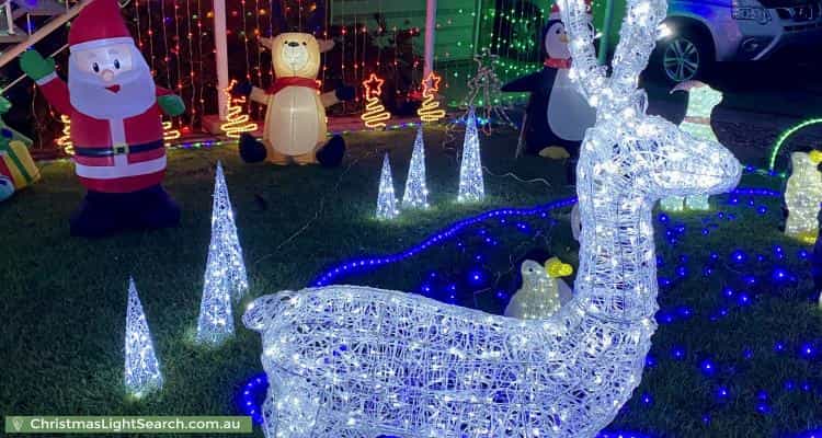 Christmas Light display at 8 Witt Street, Banyo