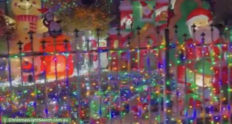 Christmas Light display at  Yandina Road, Hoppers Crossing