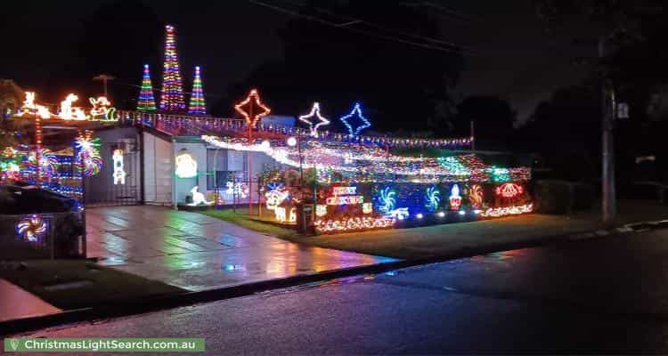 Christmas Light display at 3 Dion Drive, Eagleby