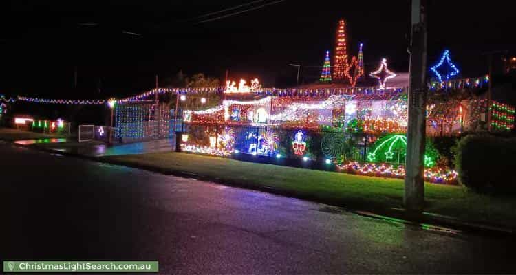 Christmas Light display at 3 Dion Drive, Eagleby