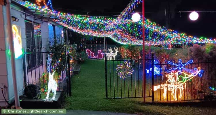Christmas Light display at 3 Dion Drive, Eagleby