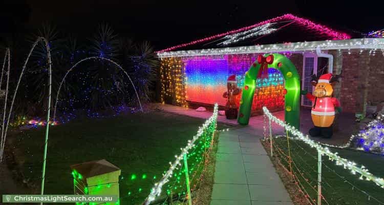 Christmas Light display at  Skyline Drive, Hillbank