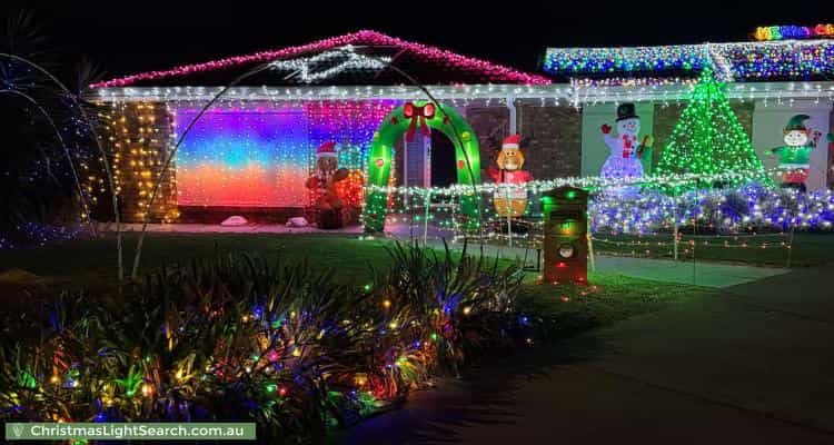 Christmas Light display at  Skyline Drive, Hillbank