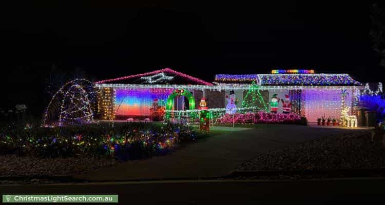Christmas Light display at  Skyline Drive, Hillbank