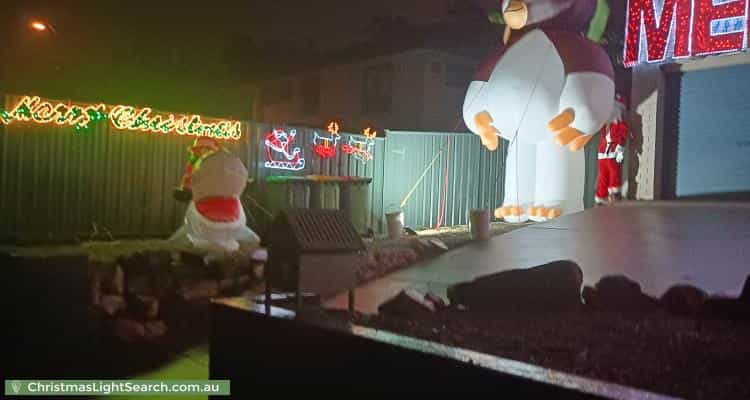 Christmas Light display at 4 Henty Street, Woodridge