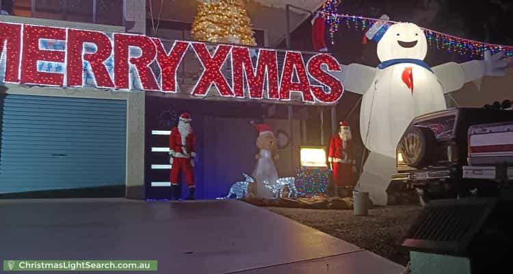 Christmas Light display at 4 Henty Street, Woodridge