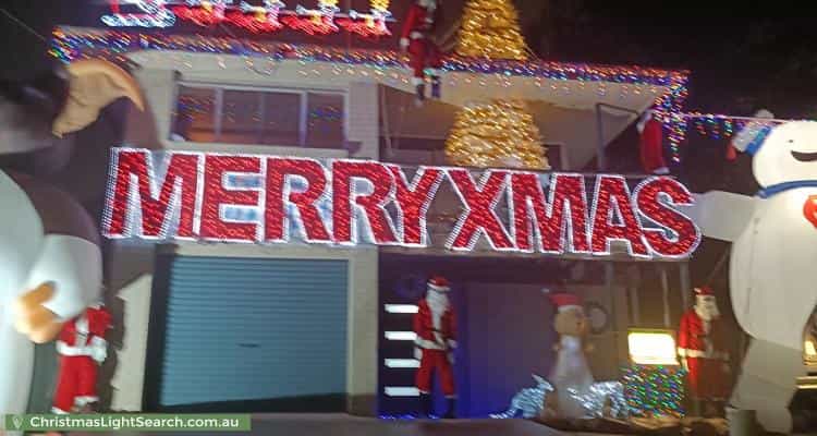 Christmas Light display at 4 Henty Street, Woodridge