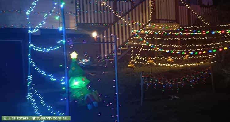Christmas Light display at 6 Henty Street, Woodridge