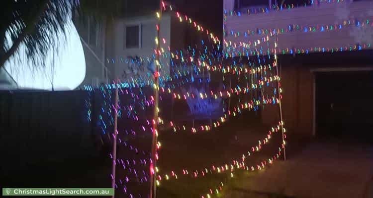 Christmas Light display at 6 Henty Street, Woodridge