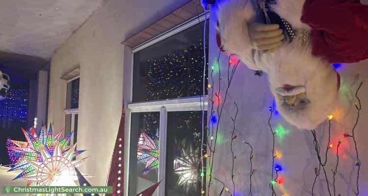 Christmas Light display at 17 Sainsbury Street, Wanniassa