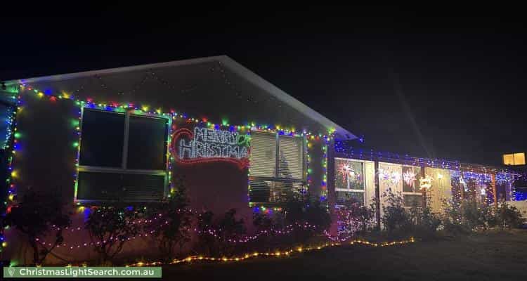 Christmas Light display at 17 Sainsbury Street, Wanniassa