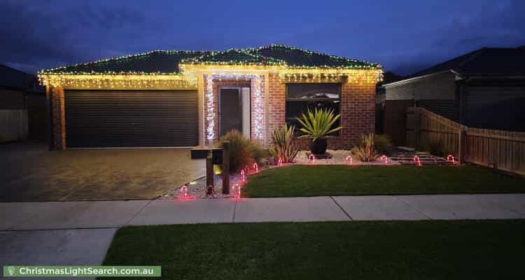Christmas Light display at 5 Pepper Crescent, Drouin