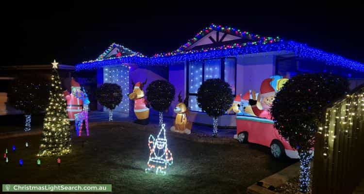 Christmas Light display at 5 Cherry Lane, Paralowie
