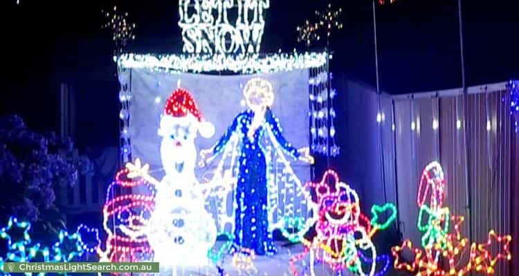 Christmas Light display at 37 Brennan Parade, Strathpine