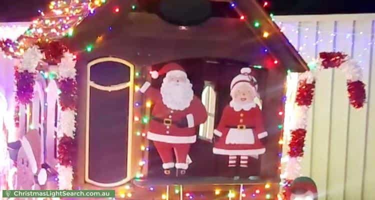 Christmas Light display at 37 Brennan Parade, Strathpine