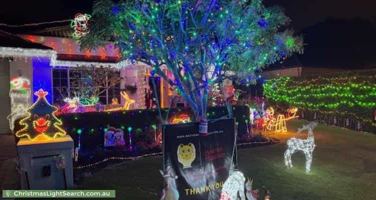 Christmas Light display at 6 Anacapri Road, Hillarys