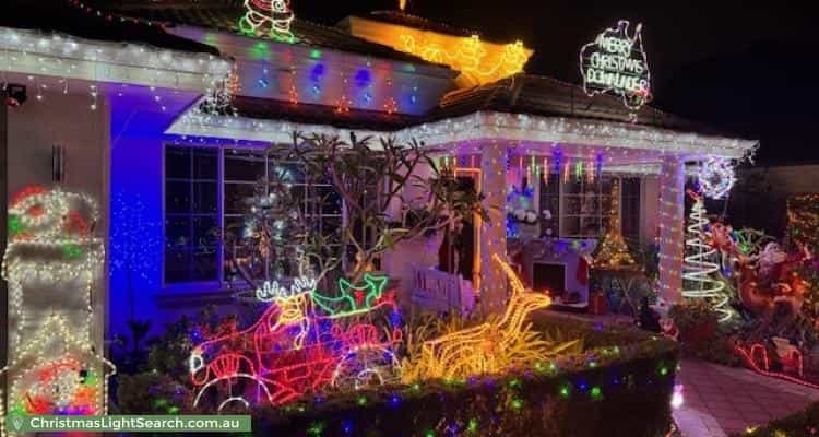Christmas Light display at 6 Anacapri Road, Hillarys