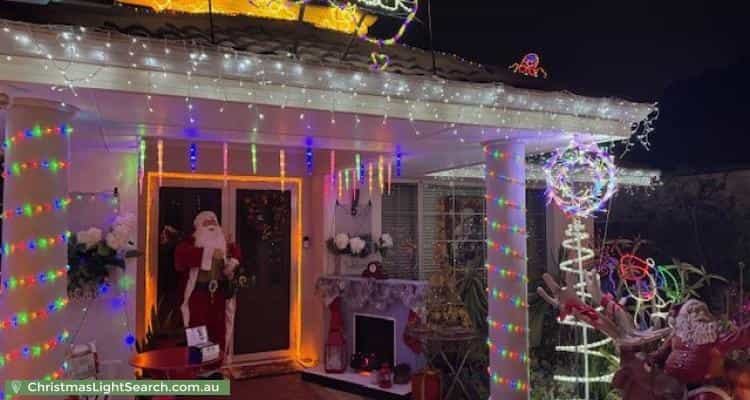 Christmas Light display at 6 Anacapri Road, Hillarys