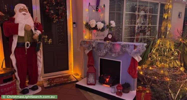 Christmas Light display at 6 Anacapri Road, Hillarys