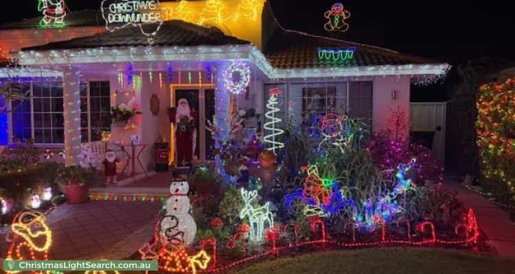 Christmas Light display at 6 Anacapri Road, Hillarys