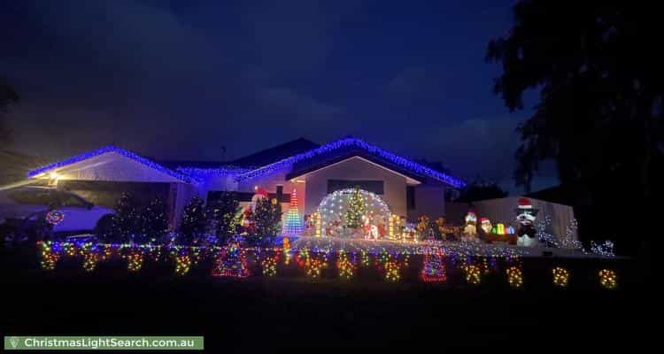 Christmas Light display at 207 Fendam Street, Port Kennedy