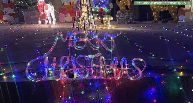 Christmas Light display at 207 Fendam Street, Port Kennedy