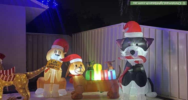 Christmas Light display at 207 Fendam Street, Port Kennedy